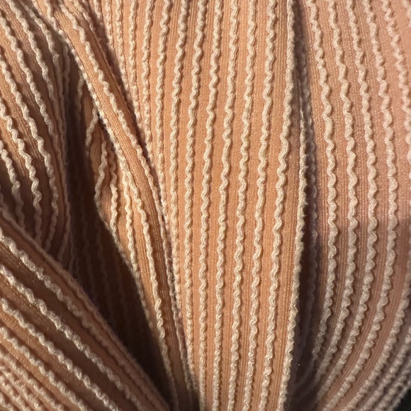 BiBi Ribbed Wide-Leg Jumpsuit in Camel - Picture 15 of 15